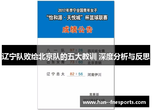 辽宁队败给北京队的五大教训 深度分析与反思 辽宁队败给北京队的五大教训 深度分析与反思